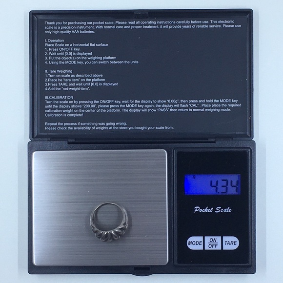 .925 Vintage sterling silver ring - Picture 13 of 13